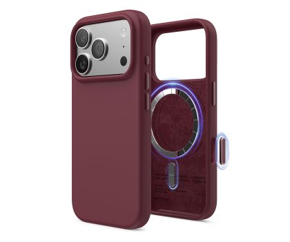 Etui do telefonów Elago Magsafe Silicon Case do iPhone 17 PRO Burgundy ES17MSSC63PRO-BGD